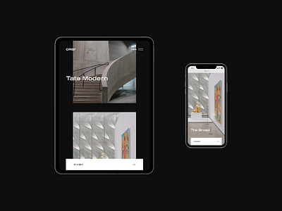 Architectural Website design | Full case on Behance