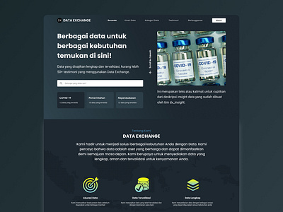 Redesign Data Exchange Website app dashboard design figma ui web webdesign