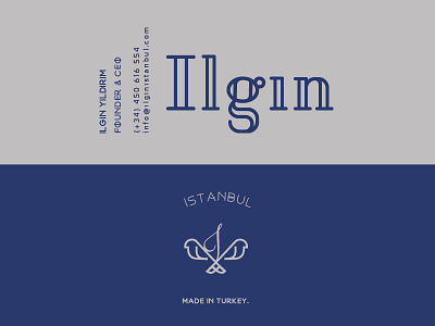 Ilgın İstanbul boutique branding design fashion graphic icon istanbul logo logotype minimal typography ui