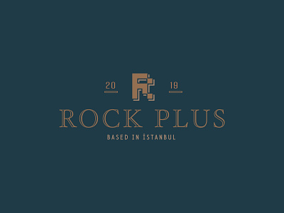 Rock Plus brand branding design graphic istanbul logo logotype minimal typography