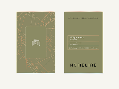 homeline____________ brand branding bussines card design graphic illustration istanbul label logo logotype minimal typography ui ux vintage web