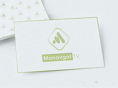 Manavgat Tv brand branding business card design graphic graphic design illustration istanbul logo logotype minimal minimalist tv typography