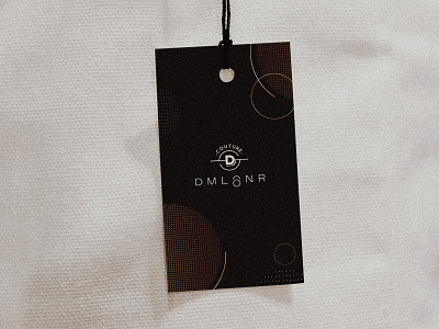 DMLONR COUTURE boutique brand couture design dress fashion graphic illustration logo logotype minimal moon typography