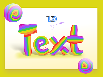 Paying with a text style effect