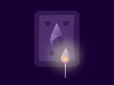 Light match illustration