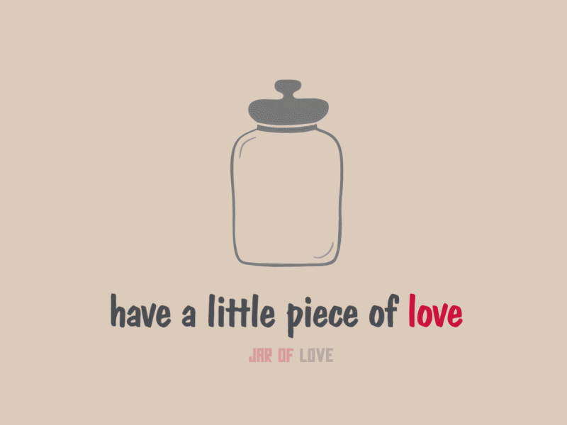Jar Of Love aftereffects animated animated gif animation character design flat gif illustration jar love vector