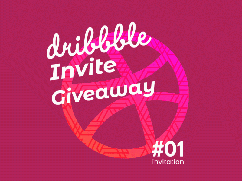 Dribbble Invite aftereffects animated animated gif animation character color debut draft dribbble dribbble invite flat gif giveaway happy hello dribbble icon illustration invitation invite vector