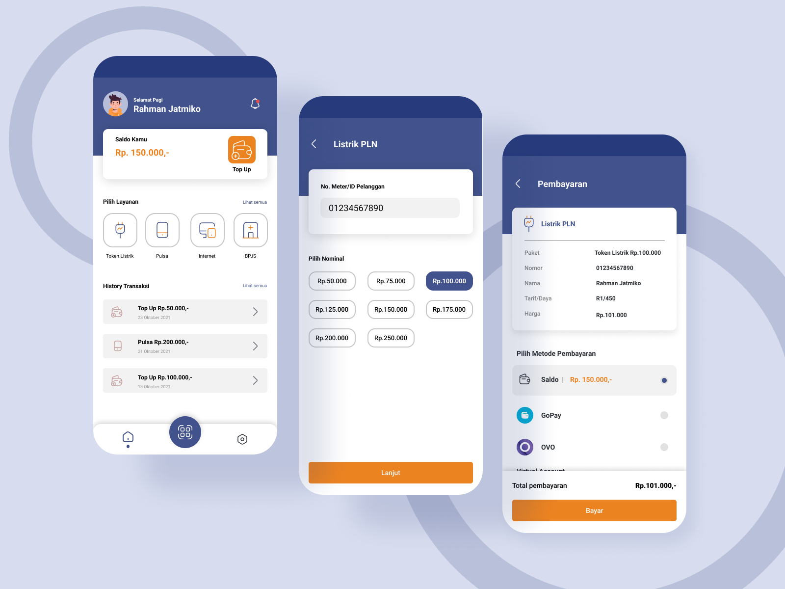 E-Wallet UI Design Exploration by Alan Hanjaya on Dribbble