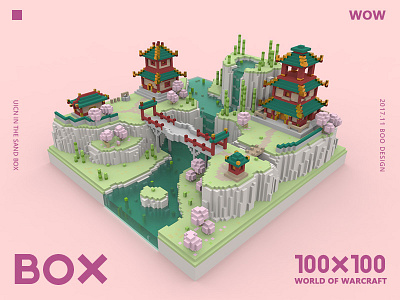 【WOW】 Pandaria-1 magicavoxel