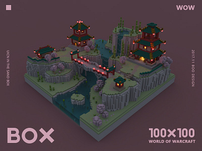 【WOW】 Pandaria-2 magicavoxel