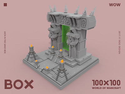 【WOW】the Dark Portal-1 magicavoxel