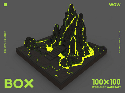 【WOW】Blackrock Mountain-2 magicavoxel