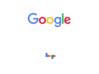 Google logo minimalized