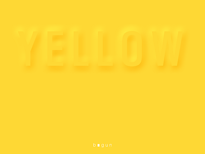 Yellow. bigun color design digital dribbble flat minimal minimal art vector