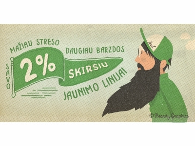Facebook Cover Image artwork beard campaign cover facebook green illustration retro type vintage youth