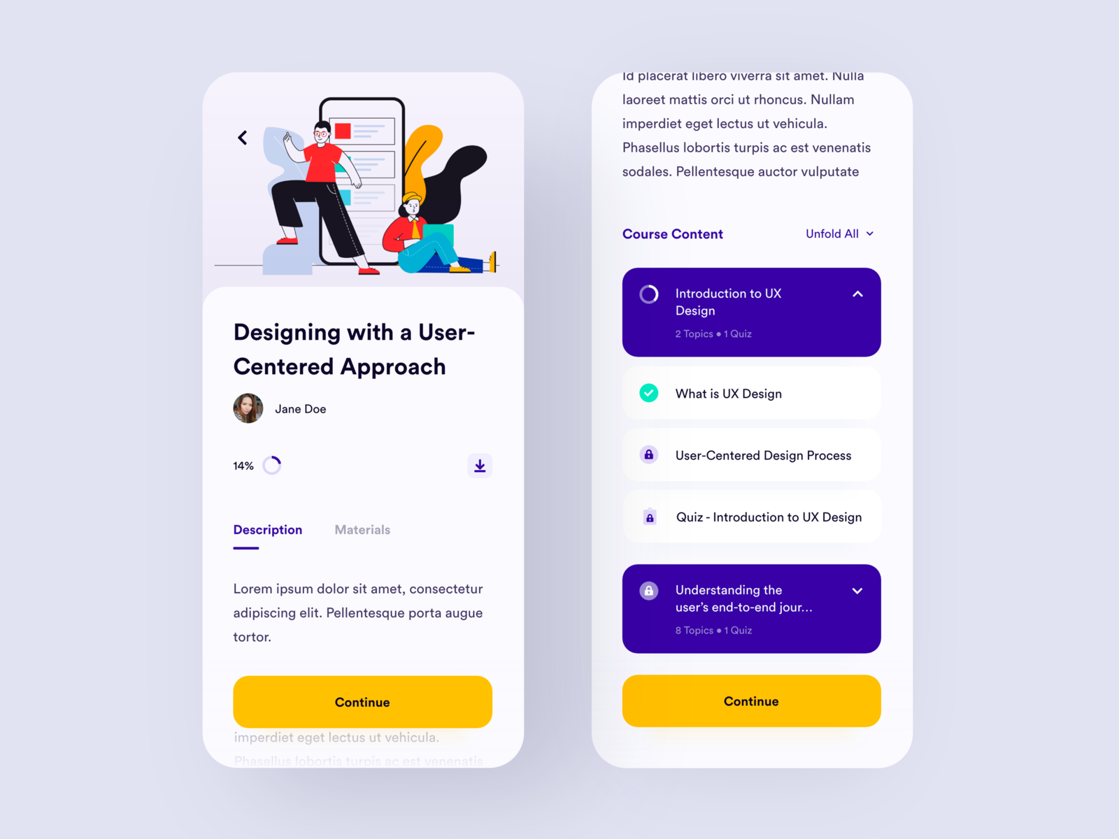 TangibleDash - Course Page by Théau Delaroche for Tangible on Dribbble