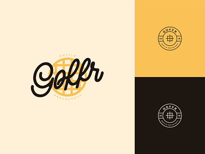 Goffr - Restaurant Branding - Logo Design