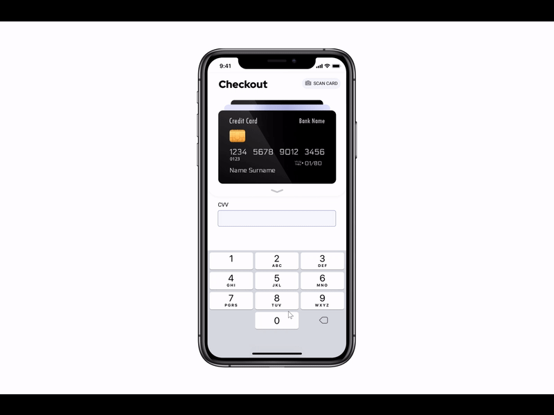 Debut : Checkout Experience with Multiple Saved Cards checkout experience figma interaction design ios multiple saved cards checkout payments page saved credit card