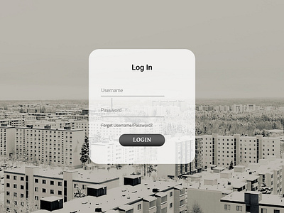 A Simple Login page log in login login design login form login page sign in ui uidesign webdesign