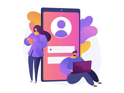 User verification animated concept 4k animated animation concept design element illustration svg ui uikits uiux user vector web