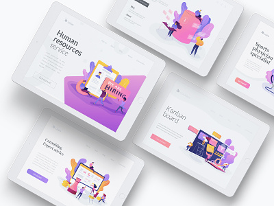 Landing page templates pack