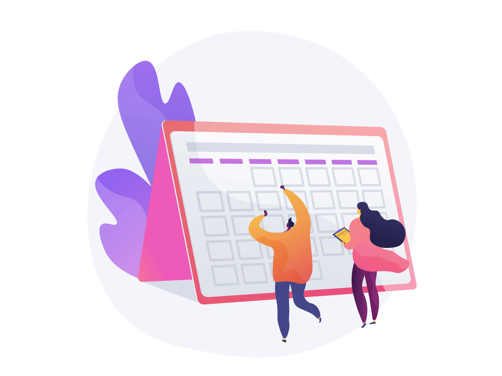 Event management concept animation for UI by Visual Generation on Dribbble
