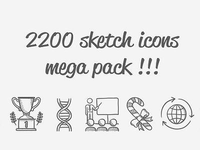 2200 Sketch Icons