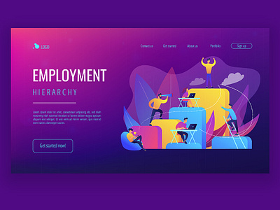 Employment Hierarchy landing page