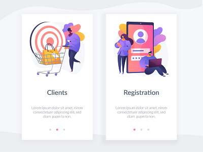 Metaphor illiustrations for web communication concept concept illustration flat graphic design illustration metaphor minimal storytelling ui ui elements vector