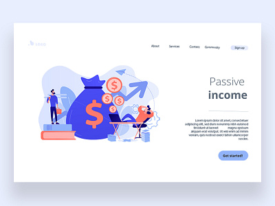 Income/Investment concept. Organic Coral vector collection. blur concept coral design flat graphic illustration investor money passive income ui ui elements vector