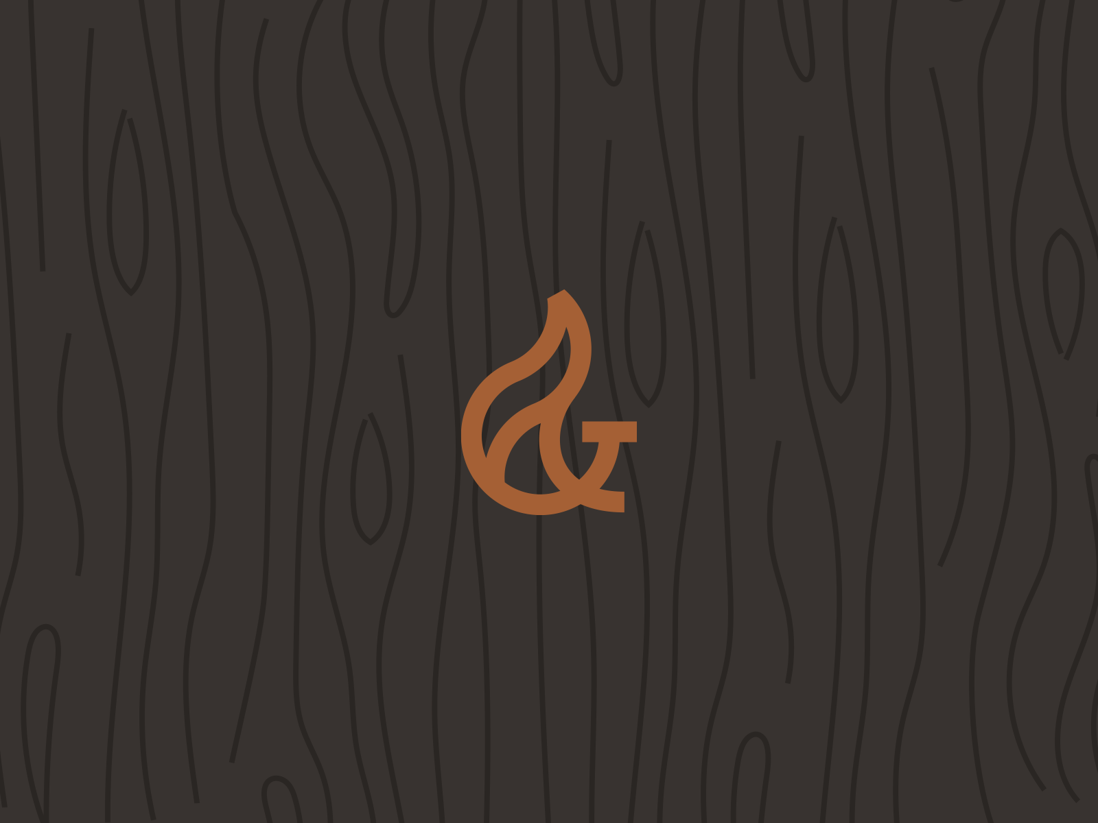 Hickory & Heat Concept 1.1 ampersand bbq brand design flame graphic icon identity logo mark