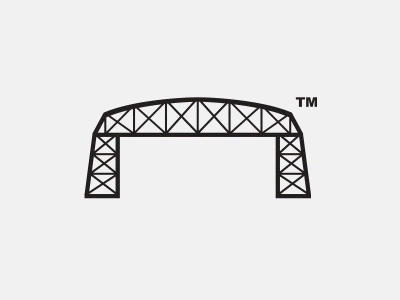 Aerial Lift Bridge arial bridge gif guidelines identity logo logotype trademark word mark