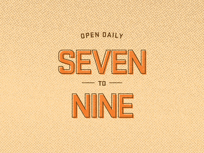 Open Daily daily design distressed graphic halftone open stratum texture type typography vintage