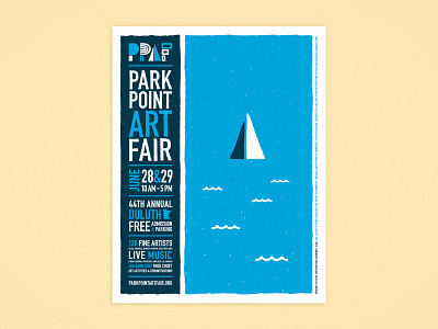 PPAF Poster art brand drawn fair hand identity illustration poster ppaf print sailboat