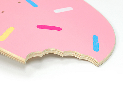 Sprinkles 2 art deck design graphic industrial pink skate skateboard sprinkles