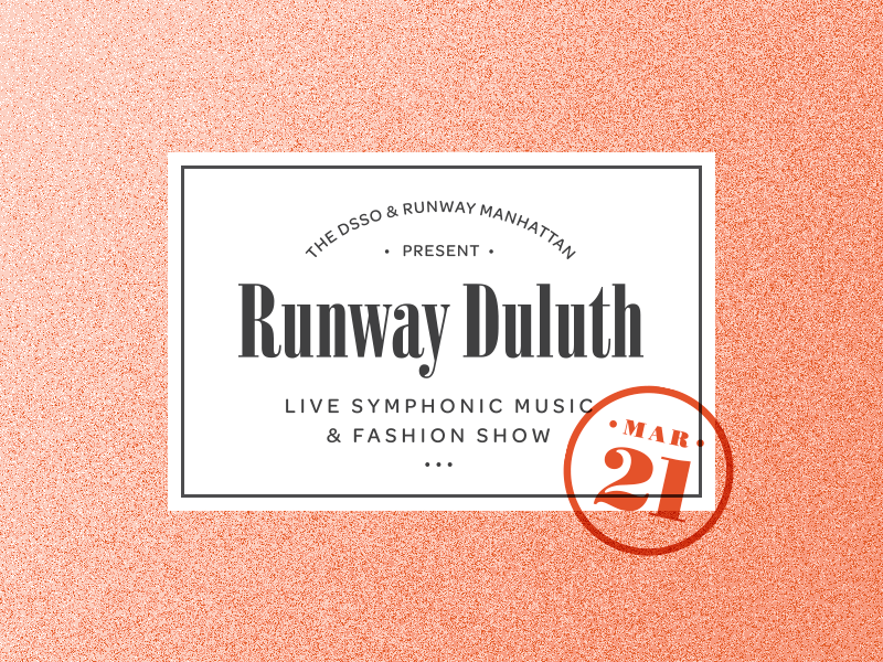 Runway Duluth badge bodoni brand design dsso gif graphic identity logo mark