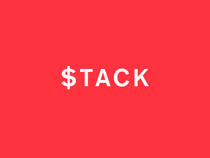 Stack $ brand design graphic identity stack type typography word mark