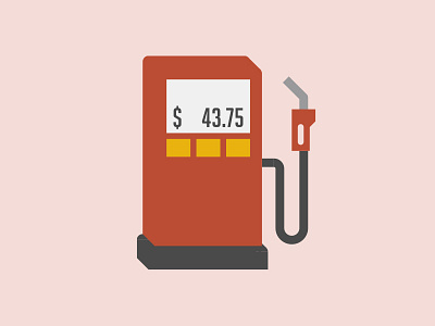 Gas design gas graphic illustration pump