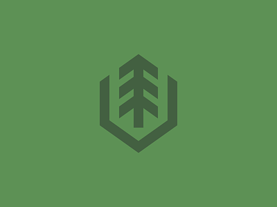 Tree Badge badge design graphic icon logo mark nature tree