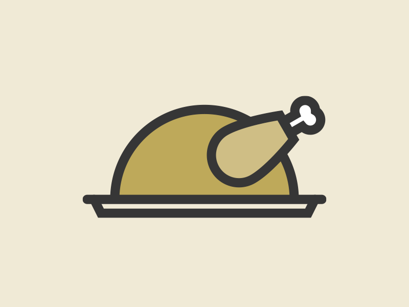 Turkey design food graphic illustration meal thanksgiving turkey