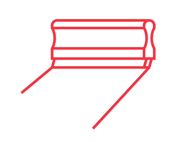 Squeegee design graphic icon illustration prints screen printing stack