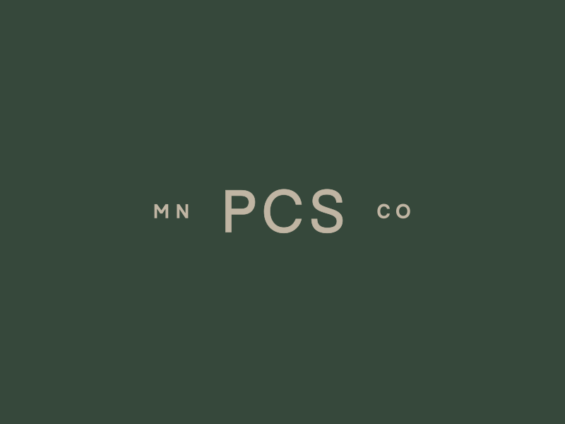 PCS Badge badge design graphic logo mark minimal minimalist word