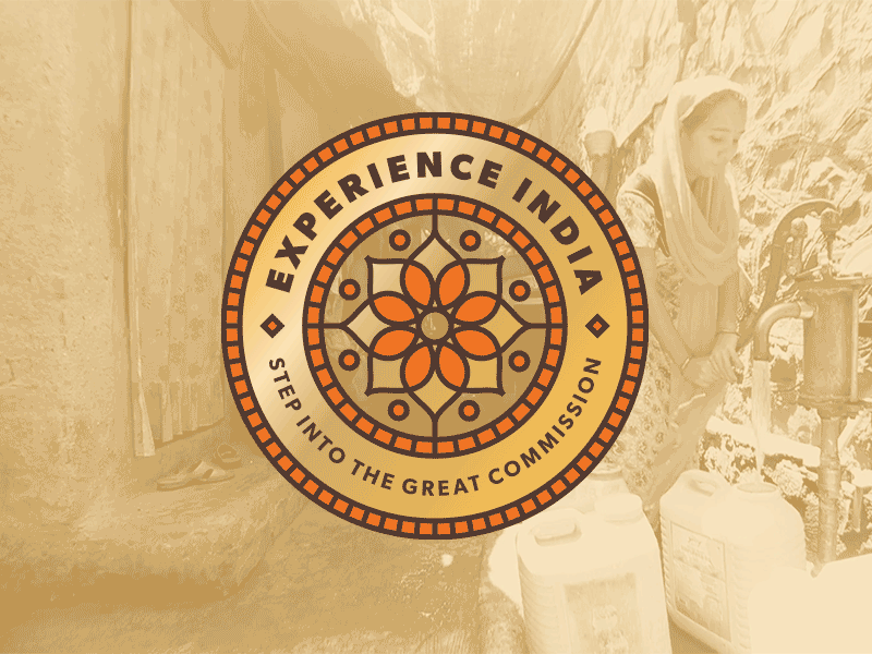 Experience India badge badge logo brand design graphic graphic design identity india logo mandala mark motion video