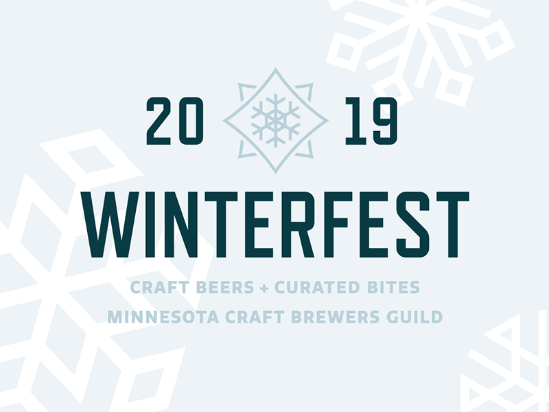 Winterfest badge beer brand design gif graphic identity logo mark motion