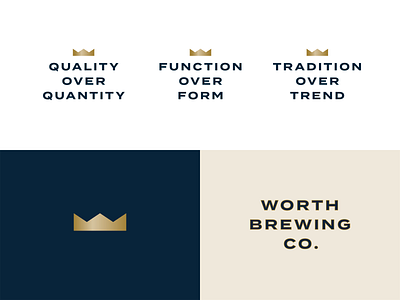W Monogram 2.1 beer brand crown design graphic icon identity logo mark type typography worth