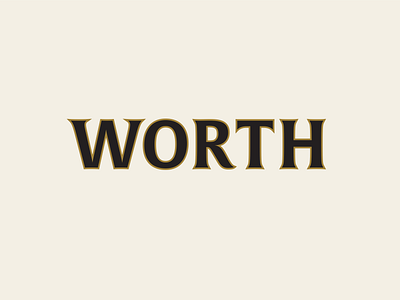 Worthy Type