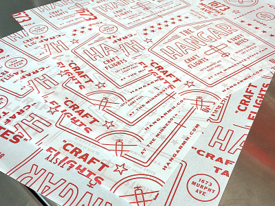 The Hangar Butcher Paper brand brand identity butcher paper design graphic identity print state fair