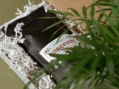 MD Xmas Coffee 2 box brand coffee design graphic identity label package packaging palm tree print quatemala