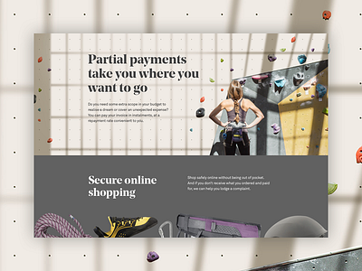 Eurocard rebrand: Climber design website