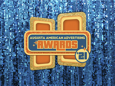 ADDYS '21 70s addys adfed american advertising awards augusta advertising gameshow match game retro game show vegas vintage badge